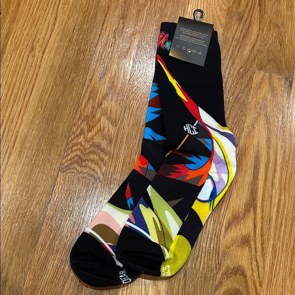 Headgear classic Colorful Abstract Patterned Men's Socks small/medium new - Picture 7 of 8